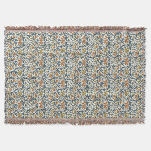 Patina Blau & Kupferlaub Decke