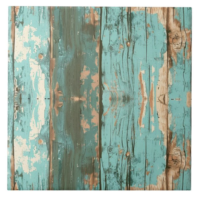 Patina-Holz rustikale abgenutzte Planke  Fliese (Vorderseite)