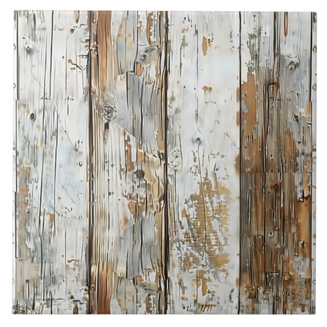 Patina-Holz rustikale verwitterte Planke  Fliese (Vorderseite)