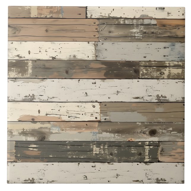 Patina-Holz rustikale verwitterte Planke  Fliese (Vorderseite)