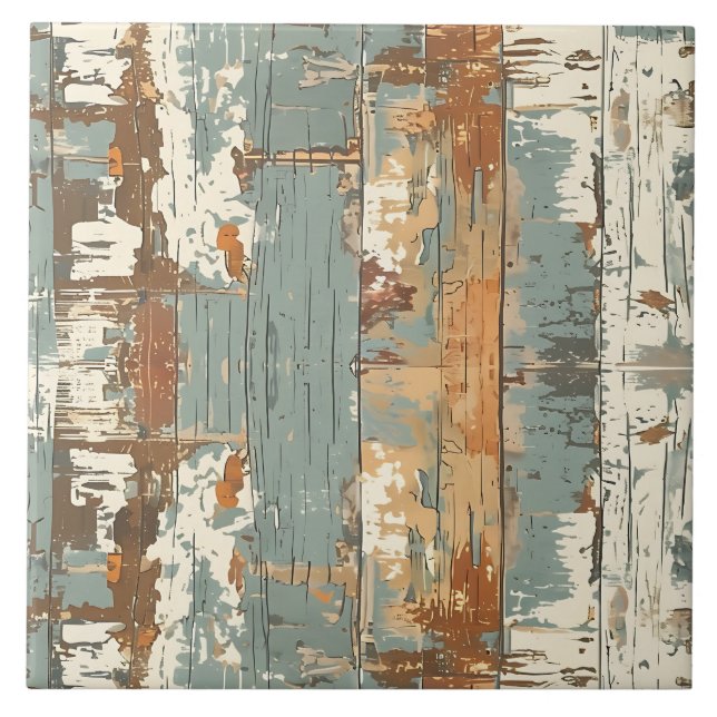 Patina-Holz rustikale verwitterte Planke  Fliese (Vorderseite)