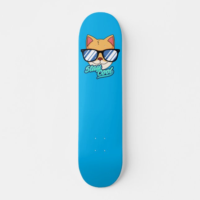 patineta con krankño de gato cool skateboard (Vorne)