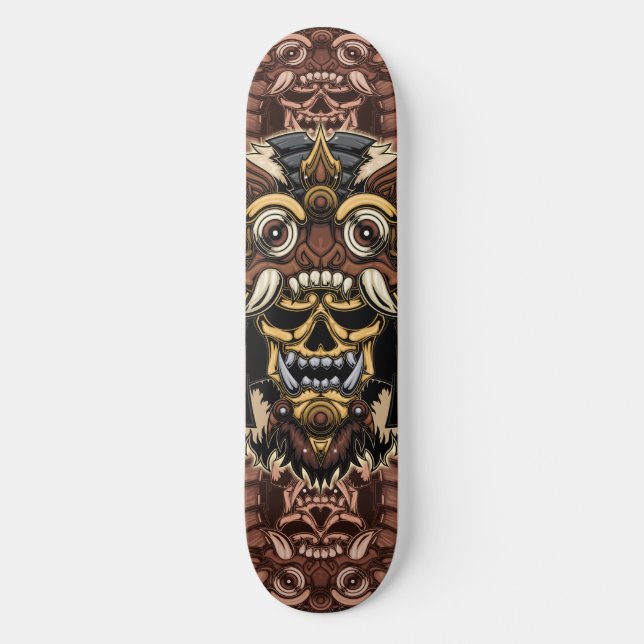 Patineta máscara Bali Skateboard (Vorderseite)