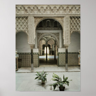 Patio de las Munecas, 12.-14. Jahrhundert Poster