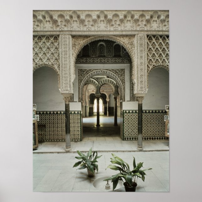 Patio de las Munecas, 12.-14. Jahrhundert Poster (Vorne)