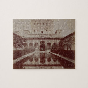 Patio de Los Arrayanes, Alhambra, c.1875-80 (Sepia Puzzle