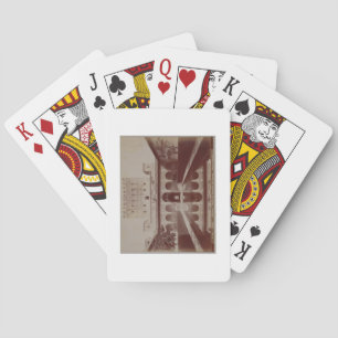 Patio de los Arrayanes, Alhambra, C.1875-80 (sepia Spielkarten