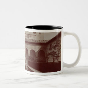 Patio de Los Arrayanes, Alhambra, c.1875-80 (Sepia Zweifarbige Tasse