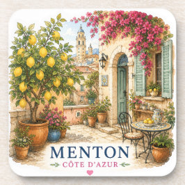 Patio Menton French Riviera coasters Getränkeuntersetzer