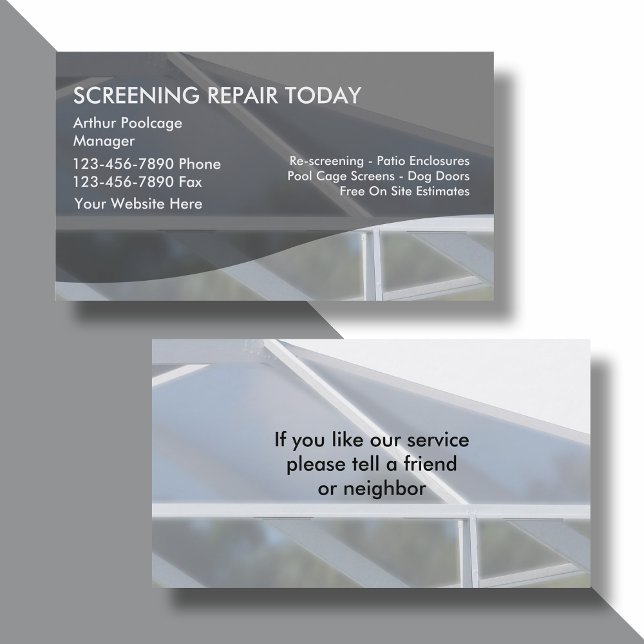 Patio - Wiederherstellung von Visitenkarten Visitenkarte (Von Creator hochgeladen)