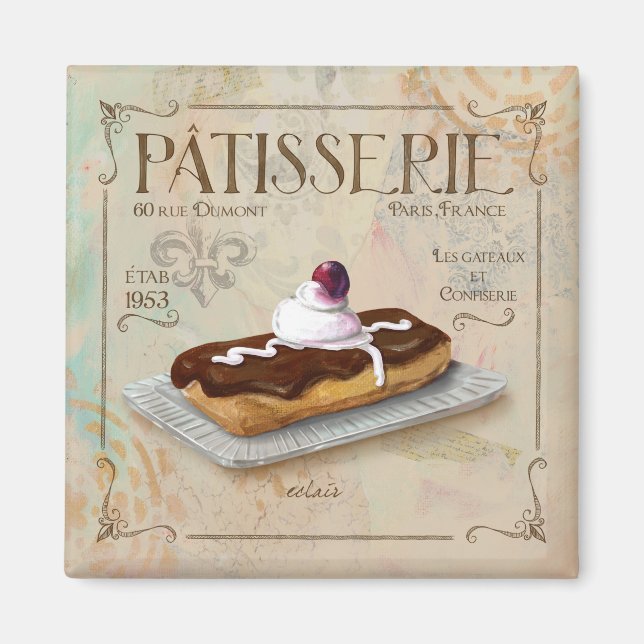 Patisserie Eclair Magnet (Vorne)
