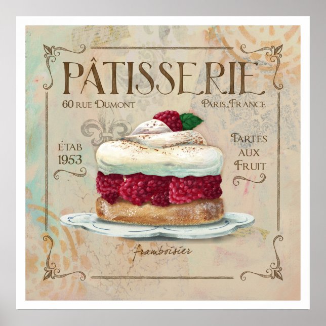 Patisserie I Poster Art (Vorne)