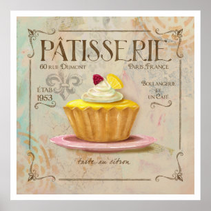 Patisserie IV Plakat-Kunst Poster
