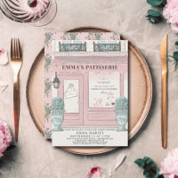 Patisserie Pink Virtual Baby Dusche