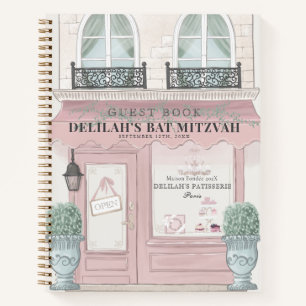 Patisserie Pk Bat Mitzvah Gästebuch Notizbuch
