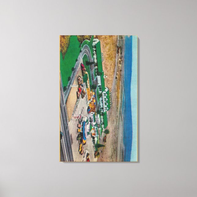 Patmars Motel und Modern Drive-InState Leinwanddruck (Vorderseite)
