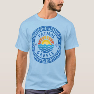 Patmos Island, Griechenland - Hellblau Herren T-Shirt