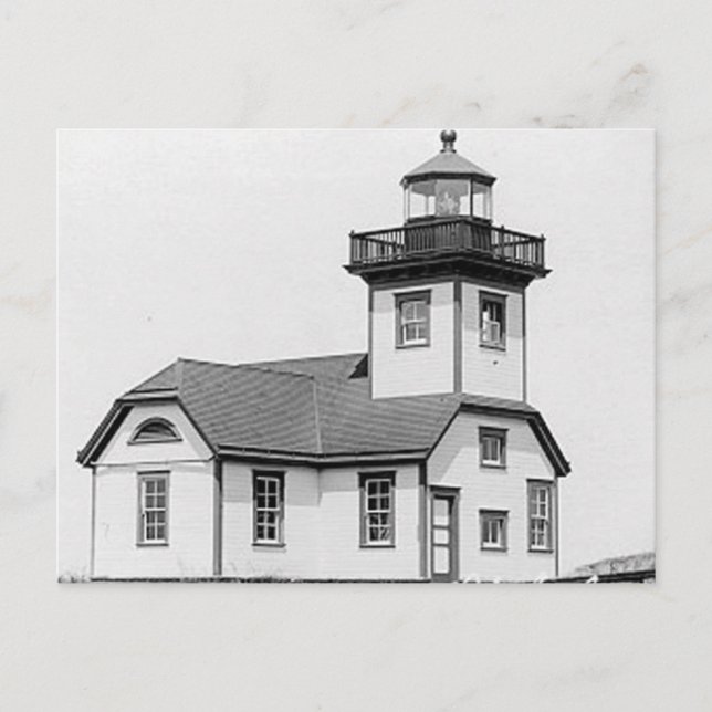 Patos Island Lighthouse Postkarte (Vorderseite)