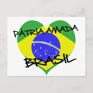 Pátria Amada Brasil Postkarte