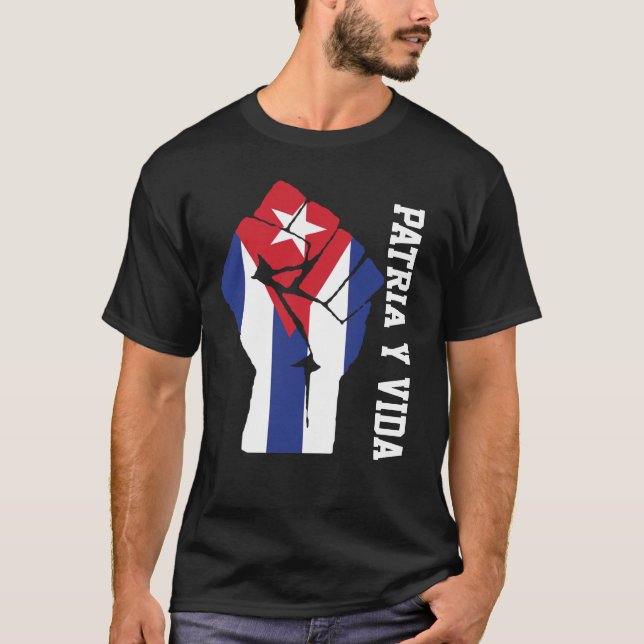  Patria Y Vida Free Cuba T - Shirt (Vorderseite)