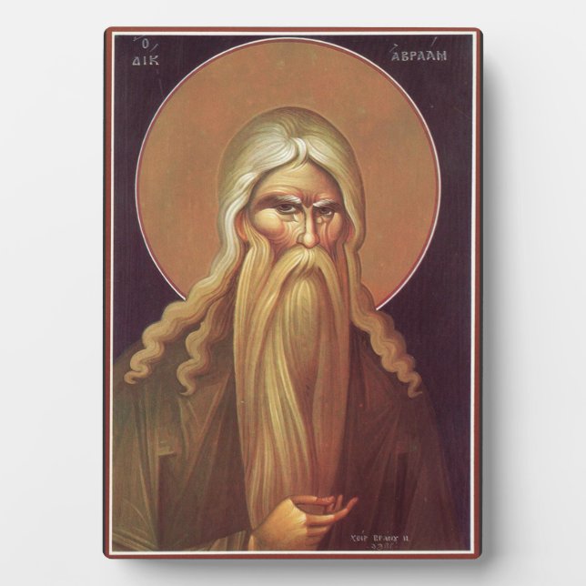 Patriarch Abraham Fotoplatte (Vorderseite)