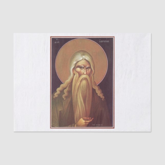 Patriarch Abraham Seidenpapier (Vorderseite)