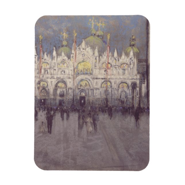 Patriarchale Kathedrale Basilika San Marco Magnet (Vertikal)