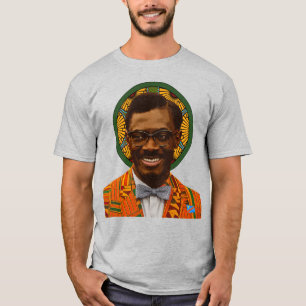 Patrice Lumumba Panafrikanisches T-Shirt Kente Mod