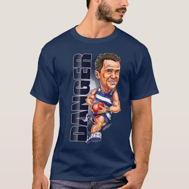 Patrick Dangerfield T - Shirt - AFL - Geelong Cats (Vorderseite)