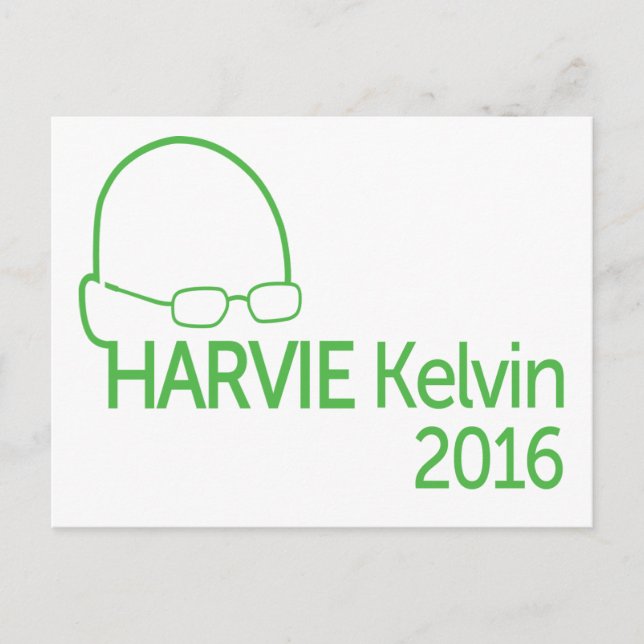Patrick Harvie Kelvin 2016 Postkarte (Vorderseite)
