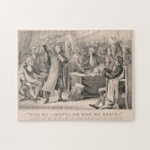 Patrick Henry Liberty oder Death Speech Illustrati Puzzle