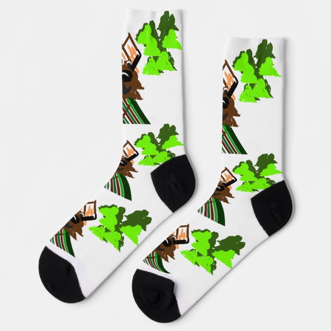 Patrick irish Terrier Socken (Linkes Detail)