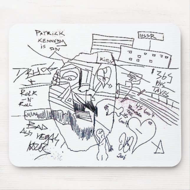 patrick kennedy druck mousepad (Vorne)