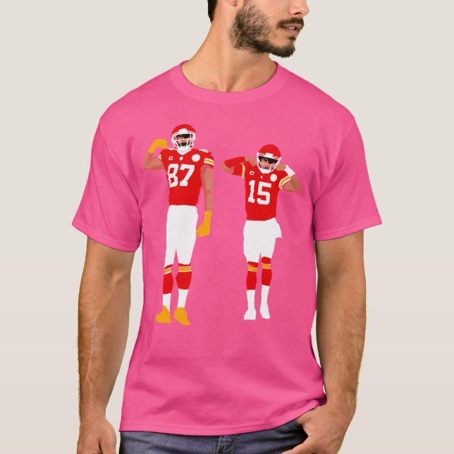 Patrick Mahomes und Travis Kelce T-Shirt (Vorderseite)