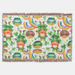 Patrick-Muster - Kobolde und Gold Decke