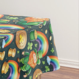 Patrick-Muster - Kobolde und Gold Tischdecke