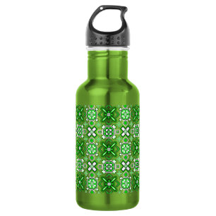 Patrick Muster Reich Grün Trinkflasche