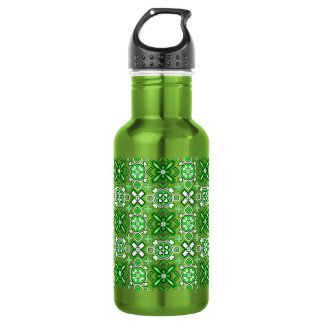 Patrick Pattern Rich Green Trinkflasche