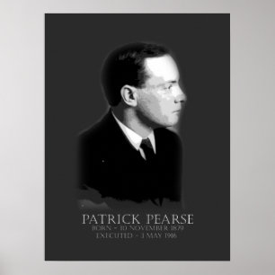 Patrick Pearse Oaster 1916 Irischer Republikaner Poster