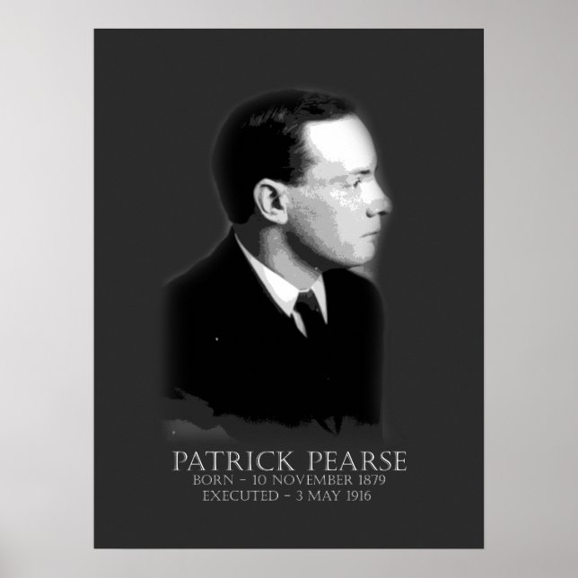 Patrick Pearse Oaster 1916 Irischer Republikaner Poster (Vorne)