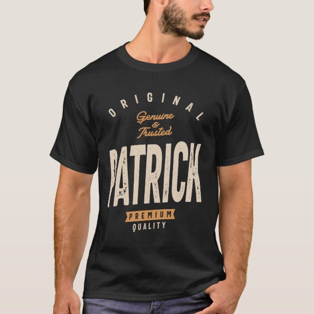 Patrick Personalisiert Name - Funny Patrick T-Shirt (Vorderseite)