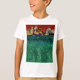 Patrick Ranch, Chico, CA (in rot und grün) T-Shirt