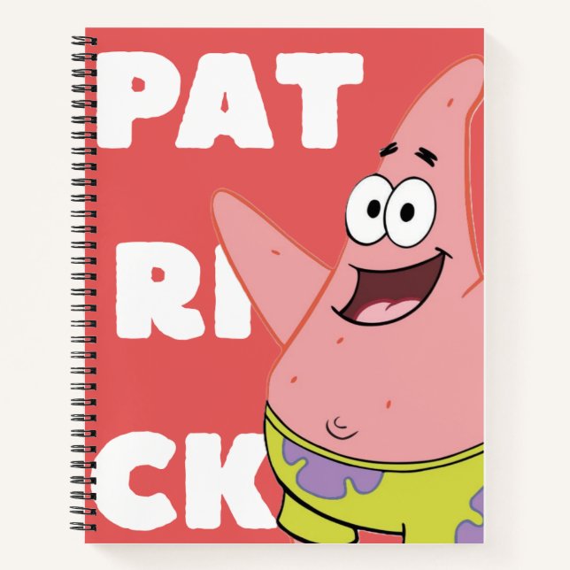 Patrick Star inspiriertes Notizbuch  (Vorderseite)