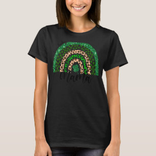 Patricks Day 2022 One Lucky Mama Irish Rainbow Le T-Shirt