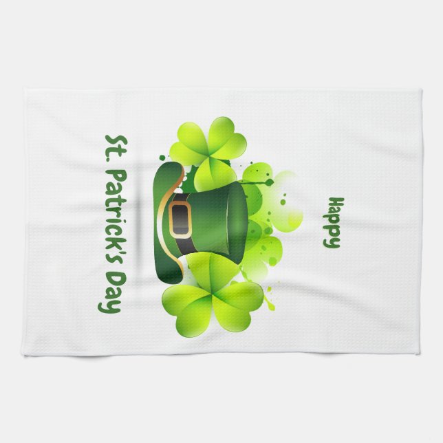 Patrick's Day Classic Geschirrtuch (Horizontal)