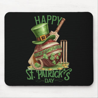 Patrick's Day Costume Cricket Hat Four-leaf Clover Mousepad