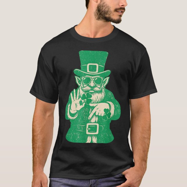 Patricks Day, Leprechauns Funny 6 Meme Gift Men, W T-Shirt (Vorderseite)