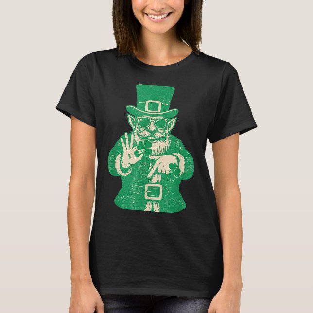 Patricks Day, Leprechauns Funny 6 Meme Gift Men, W T-Shirt (Vorderseite)