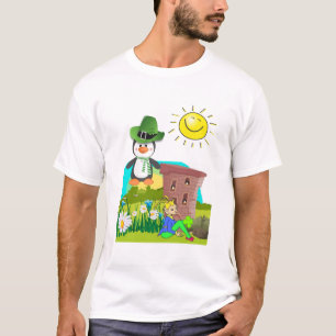 Patrick's Day Pinguin Leprechaun T-Shirt