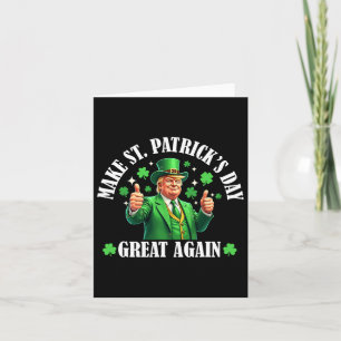 Patricks Day wieder großartig Funny St. Patrick's Karte